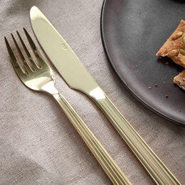 RAW bestiksæt 16 dele champagne